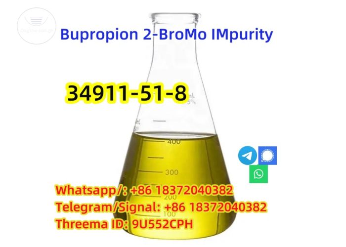  CAS 34911-51-8 2-Bromo-3'-chloropropiophen good quality and safe shipping