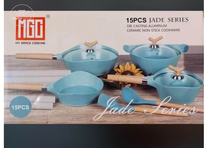 15pcs Die-Cast Non-Stick Cookware