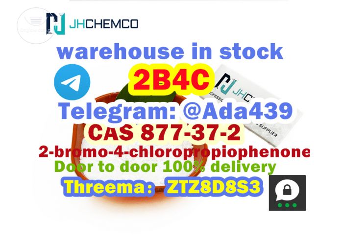 2B4C CAS 877-37-2 2-bromo-4-chloropropiophenone Telegram: Ada439 Threemaï¼šZTZ8D8S3