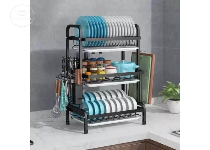 3 Layers Dish Rack -metal