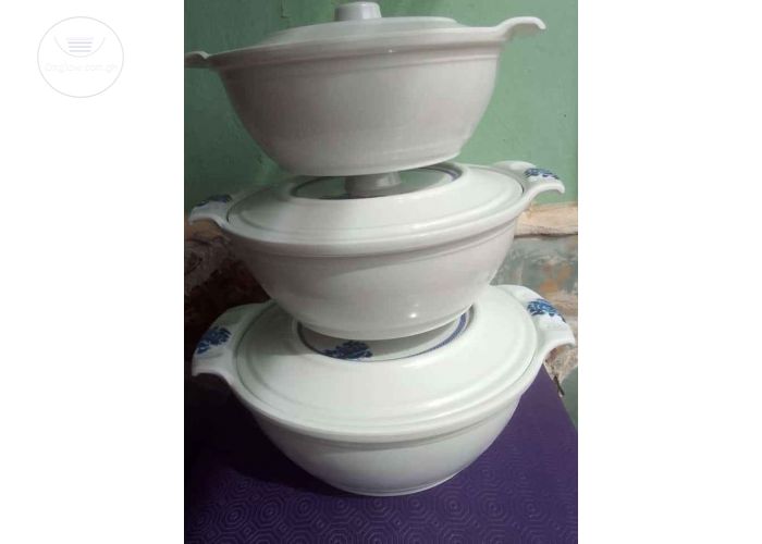3 set plastic bowls