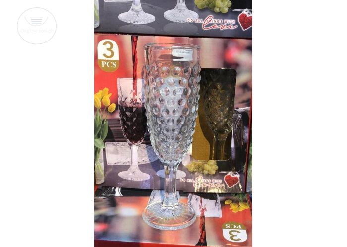 3pcs Champaign Glasses