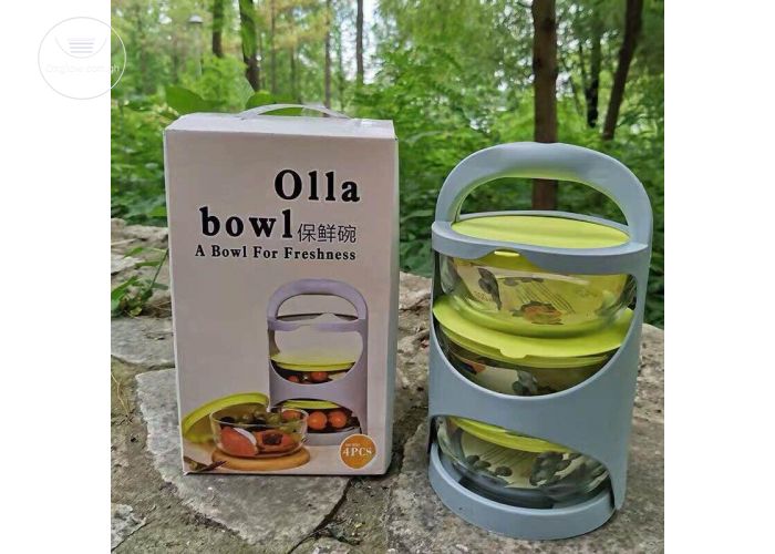 3pcs Glass bowl