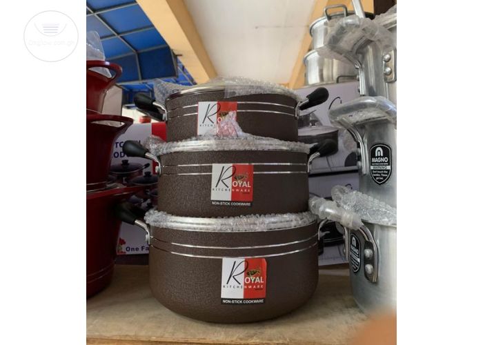 3pcs set Non-Stick Cookware For Sale 