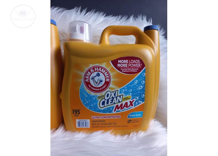 Arm and Hammer Plus OxiClean Max Liquid Laundry Detergent, Fresh Scent