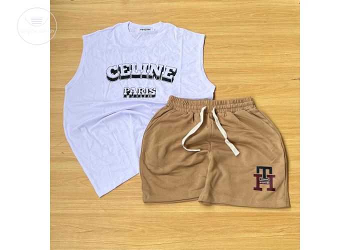 Armless top & cotton down 