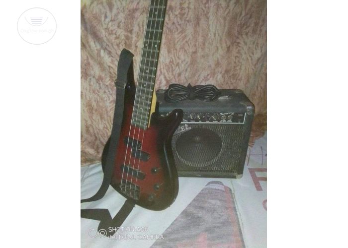 Bass guitar and combo