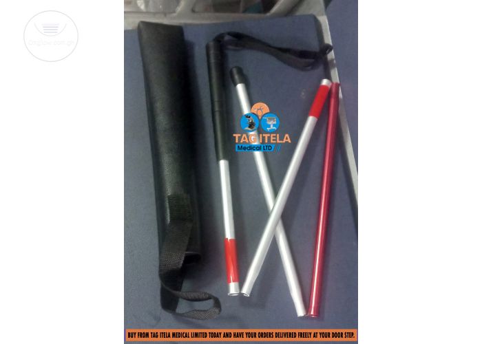 Blind Walking Stick (Foldable White Cane)