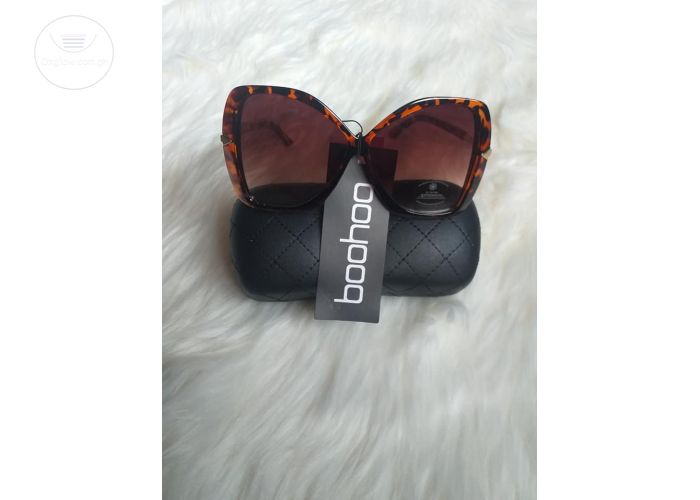 Boohoo Tortoiseshell Oversized Faded Sunglasses