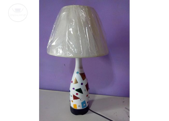 Bottle made bedside lamp