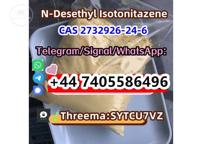 CAS 2732926-24-6 N-Desethyl Isotonitazene Telegarm/Signal/skype: +44 7405586496