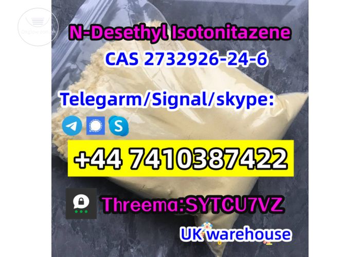 CAS 2732926-24-6 N-Desethyl Isotonitazene Telegarm/Signal/skype: +44 7410387422