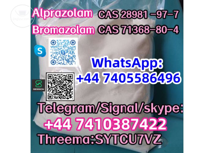 CAS 71368-80-4 Bromazolam CAS 28981 -97-7 Alprazolam  Telegarm/Signal/skype: +44 7410387422