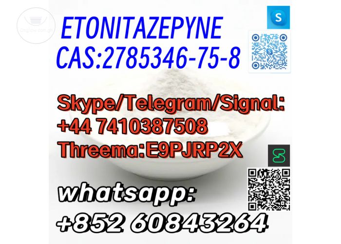 ETONITAZEPYNE  CAS:2785346-75-8  Skype/Telegram/Signal: +44 7410387508 Threema:E9PJRP2X