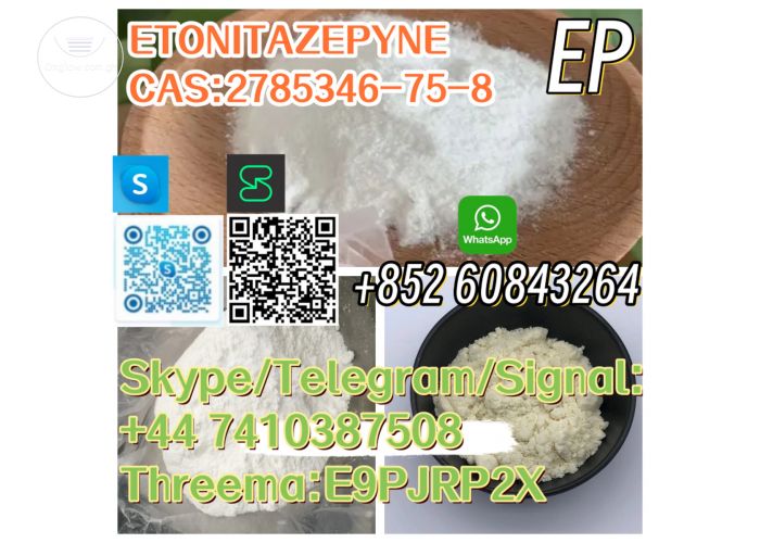 ETONITAZEPYNE  CAS:2785346-75-8  Skype/Telegram/Signal: +44 7410387508 Threema:E9PJRP2X