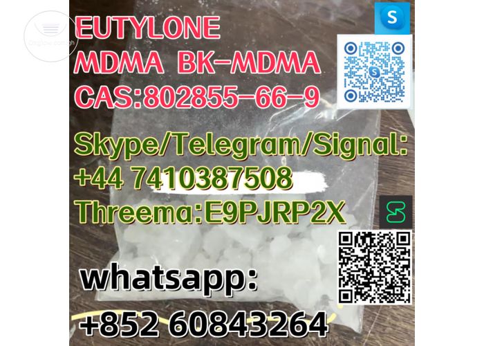 EUTYLONE  MDMA  BK-MDMA  CAS:802855-66-9   Skype/Telegram/Signal: +44 7410387508 Threema:E9PJRP2X