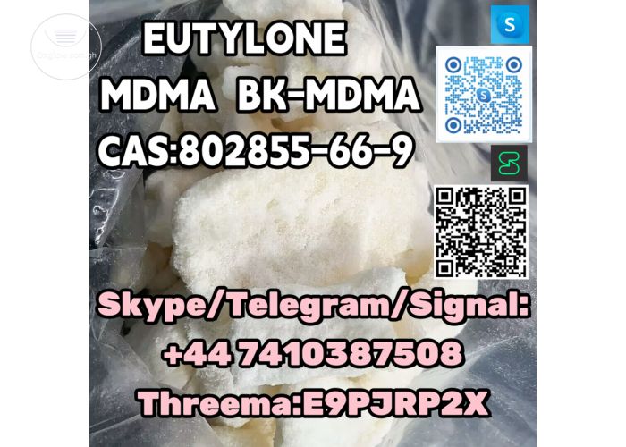 EUTYLONE  MDMA  BK-MDMA  CAS:802855-66-9   Skype/Telegram/Signal: +44 7410387508 Threema:E9PJRP2X