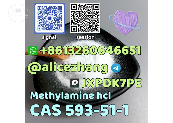 Factory supply CAS 593-51-1 Methylamine hcl safe delivery telegram:@alicezhang