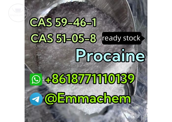 Hot sell CAS 59-46-1 procaine ready stock safe delivery whatsapp:+8618771110139