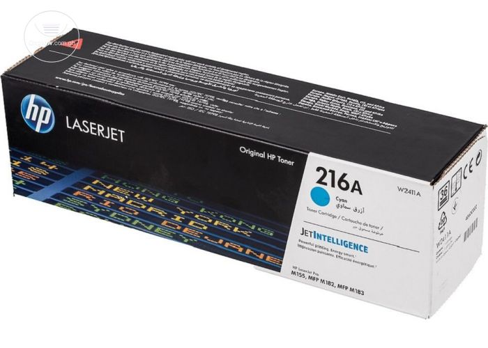HP 216A Cyan Original LaserJet Toner Cartridge (W2411A)