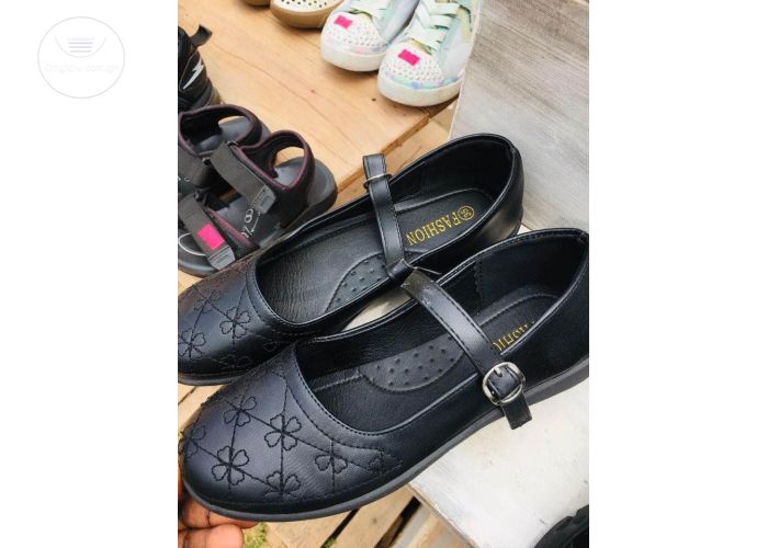 Kids Black Shoes.