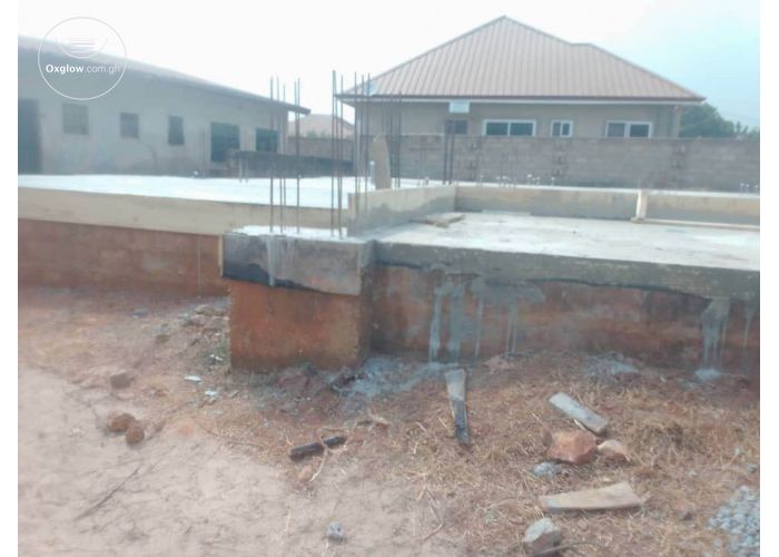 Land walled and a foundation