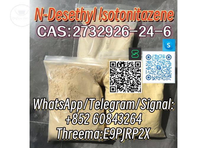 N-Desethyl lsotonitazene CAS:2732926-24-6 WhatsApp/Telegram/Signal: +852 60843264 Threema:E9PJRP2X