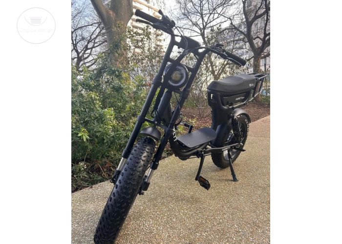 New Electronic Bike Vintage with American chopper.