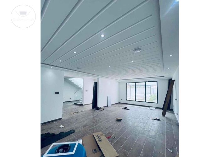 Newly Built 4 Bedrooms House with BQ & Swimming Pool for sale at Ashaley Botwe, along tarred road