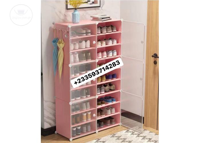 Plastic shoe racks