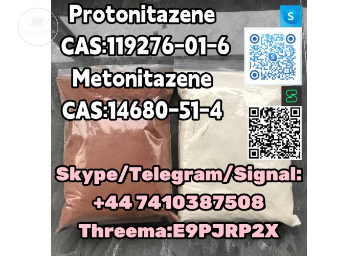 Protonitazene CAS:119276-01-6 Metonitazene CAS:14680-51-4    Skype/Telegram/Signal: +44 7410387508 Threema:E9PJRP2X