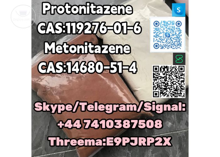 Protonitazene CAS:119276-01-6 Metonitazene CAS:14680-51-4    Skype/Telegram/Signal: +44 7410387508 Threema:E9PJRP2X