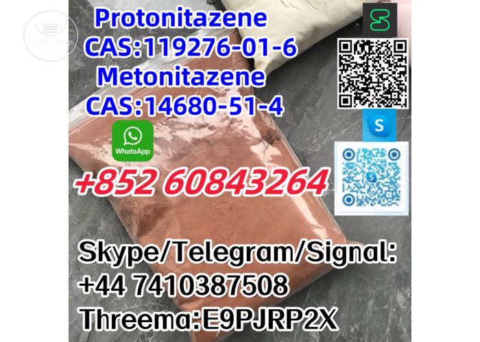 Protonitazene CAS:119276-01-6 Metonitazene CAS:14680-51-4    Skype/Telegram/Signal: +44 7410387508 Threema:E9PJRP2X