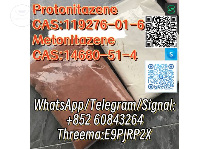 Protonitazene CAS:119276-01-6 Metonitazene CAS:14680-51-4 WhatsApp/Telegram/Signal: +852 60843264 Threema:E9PJRP2X