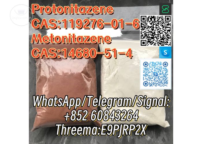 Protonitazene CAS:119276-01-6 Metonitazene CAS:14680-51-4 WhatsApp/Telegram/Signal: +852 60843264 Threema:E9PJRP2X