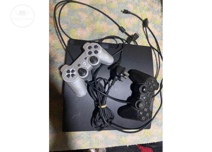 PS3 with two game pads.