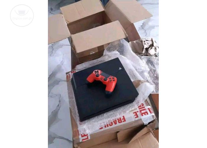 PS4 console with controller