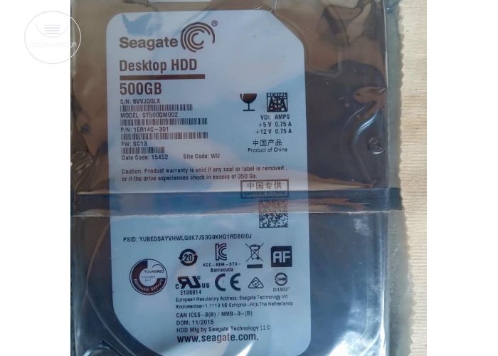 Seagate Barracuda Desktop HDD 500gb
