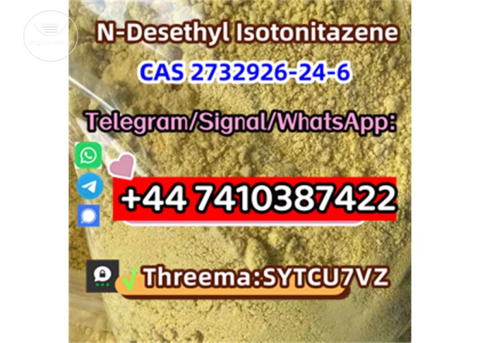 sell CAS 2732926-24-6 N-Desethyl Isotonitazene Telegarm/Signal/ WhatsApp: +44 7410387422
