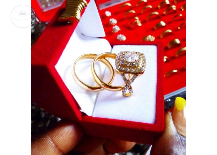 Three Sets Wedding Rings For Sale