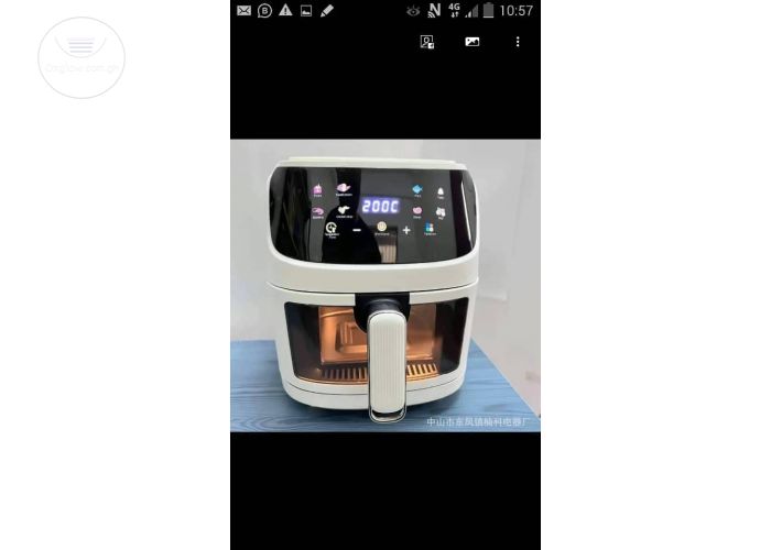 Visual display airfryer