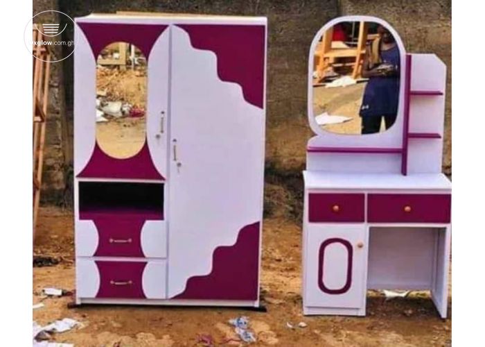 WARDROBE AND DRESSING MIRROR