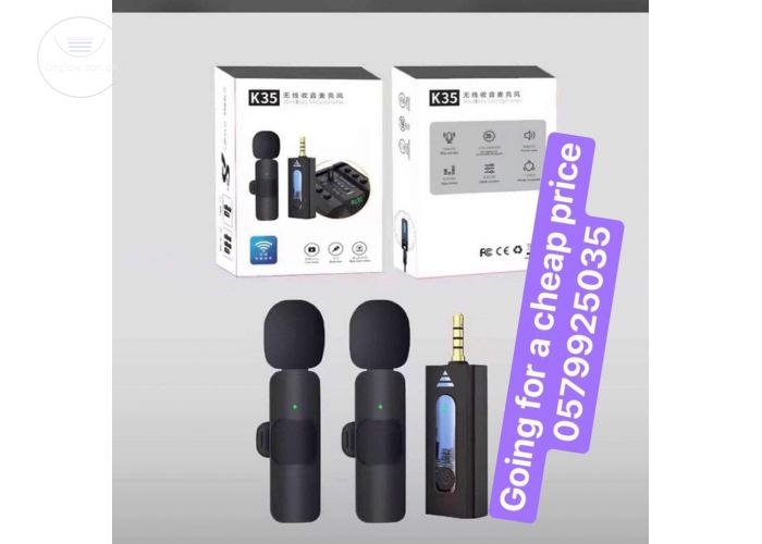 Wireless lapel mic for both mobile phones and cameras