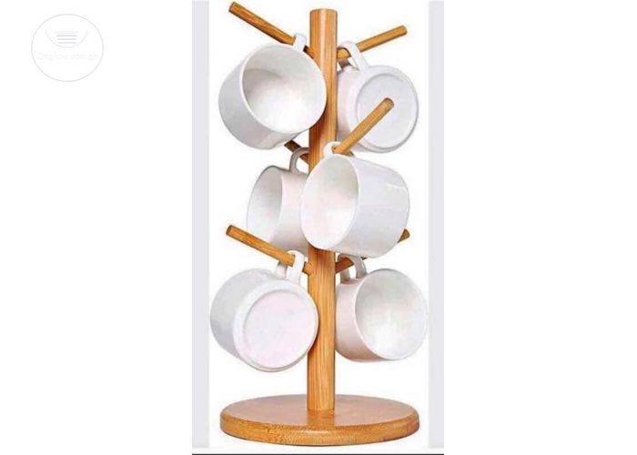 Wooden Cups stand/ Bamboo Cup holder