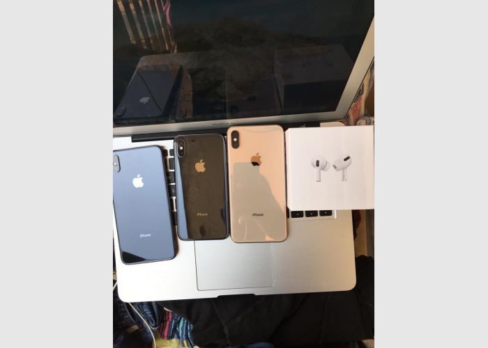 iPhone X, AirPods Pro and XS Max for sale