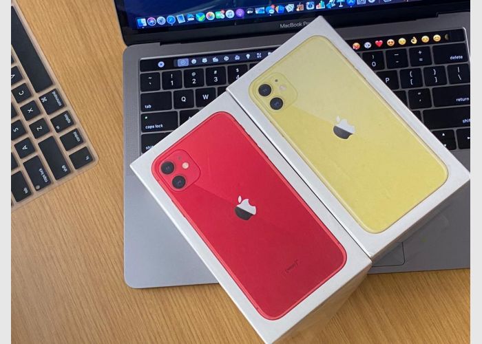 Apple iphone 11 (red and yellow)