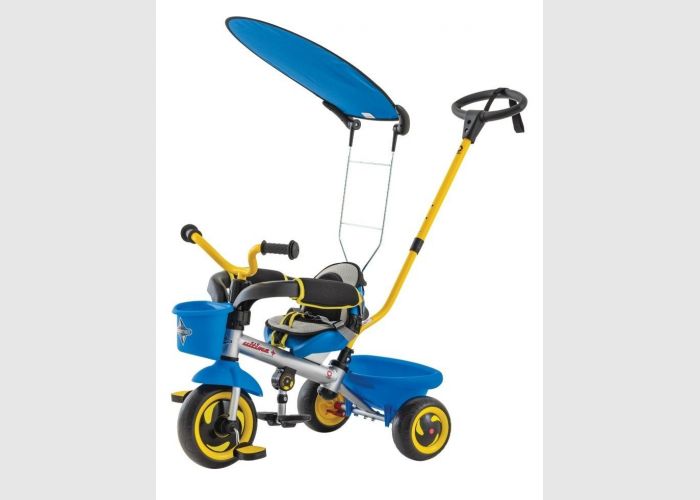 Eurotrike Ultima Canopy Plus Autosteer Trike - Blue Tricycle