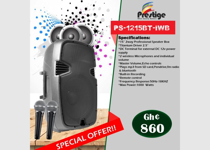 Prestige Rechargeable Speaker