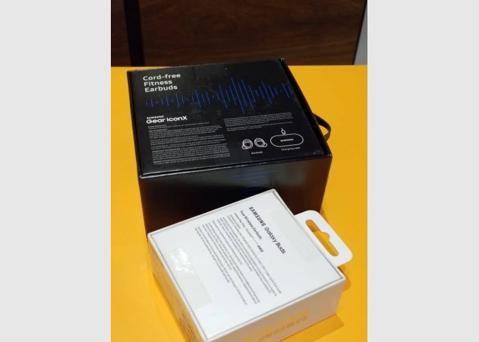 Samsung Galaxy earbuds and iconx 