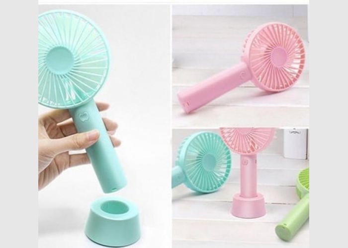 Mini rechargeable handy fan